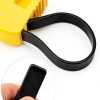 QWORK Adjustable Strap Wrench Set 24in & 19.7in Rubber Belt Tool-3