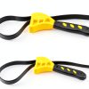 QWORK Adjustable Strap Wrench Set 24in & 19.7in Rubber Belt Tool-5