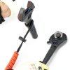 Klein Tools 10-Inch Extra Long Adjustable Wrench Black Alloy Steel-4