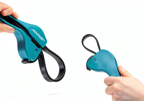 Libraton Adjustable Rubber Strap Wrench Set 2‑Piece Turquoise 150mm-1