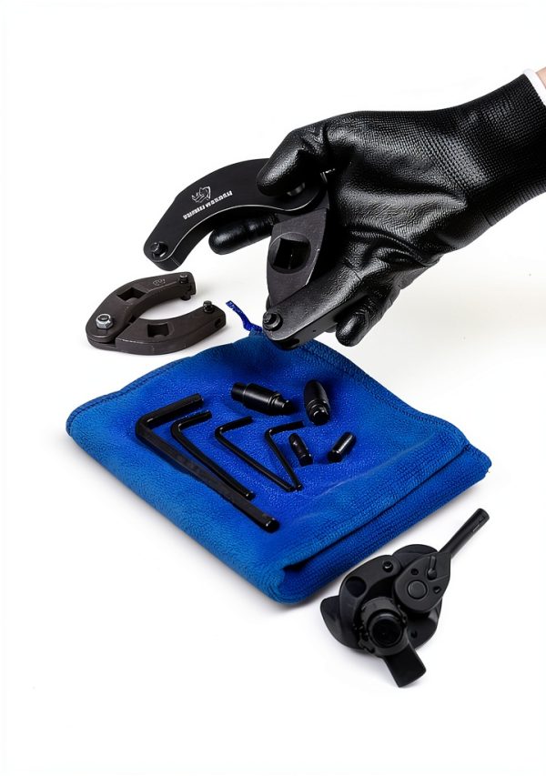 Eleon Adjustable Wrench Set Large Black Carbon Steel Hydraulic Tool-1