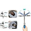 Adjustable Wrench faxhool Chrome Steel Dual Mode Ratchet 12.4 Inch-3