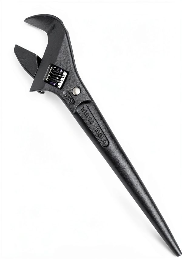 Klein Tools 10-Inch Extra Long Adjustable Wrench Black Alloy Steel-1