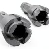 Hanpex Adjustable Bathtub Drain Wrench Grey Powder Coated Aluminum 6in-2