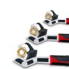 Pipe Wrench Set Rhevosil 3-Piece Chrome Vanadium Wrench 6-8-10 Inch-2