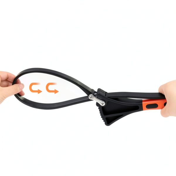 Adjustable Rubber Strap Wrench SEDY 2 Piece Set Orange 4 to 6 Inch-6