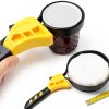 QWORK Adjustable Strap Wrench Set 24in & 19.7in Rubber Belt Tool-2