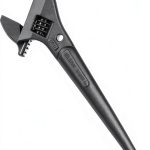 Klein Tools 10-Inch Extra Long Adjustable Wrench Black Alloy Steel-0