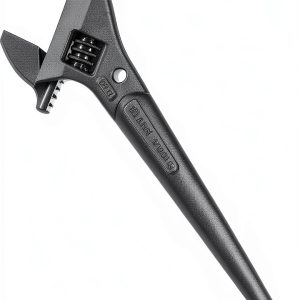 Klein Tools 10-Inch Extra Long Adjustable Wrench Black Alloy Steel-0