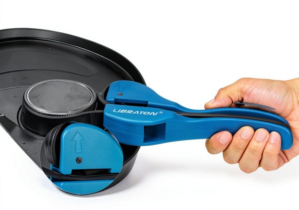 Libraton Adjustable Rubber Strap Wrench Set 2‑Piece Turquoise 150mm-3