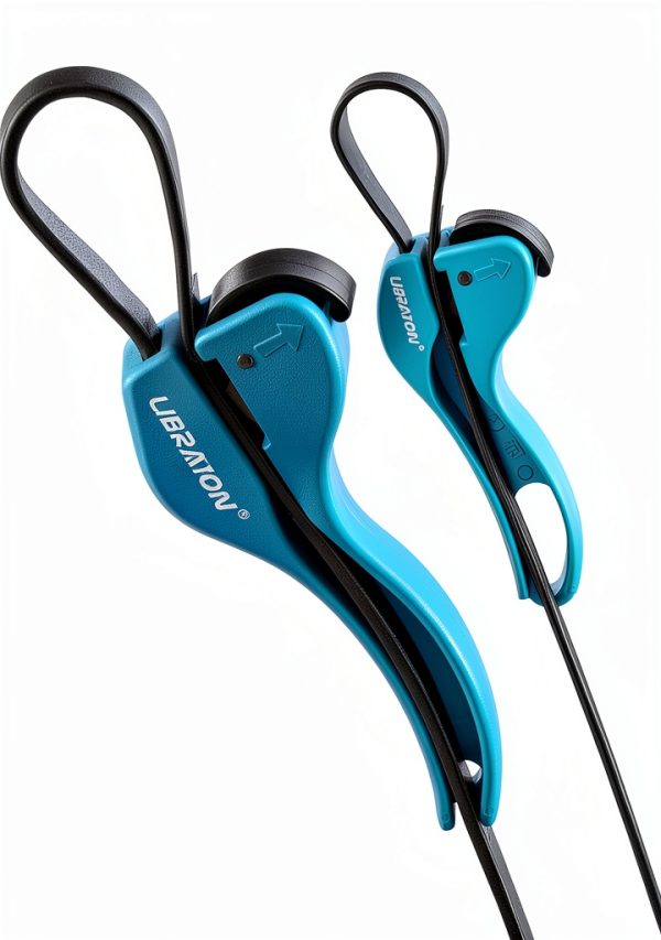 Libraton Adjustable Rubber Strap Wrench Set 2‑Piece Turquoise 150mm-0