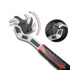 Pipe Wrench Set Rhevosil 3-Piece Chrome Vanadium Wrench 6-8-10 Inch-6