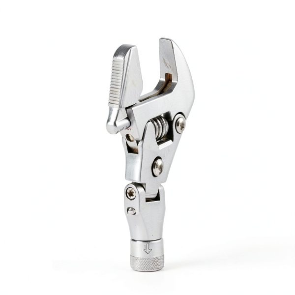 Adjustable Wrench faxhool Chrome Steel Dual Mode Ratchet 12.4 Inch-4