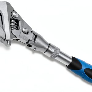 Adjustable Wrench faxhool Chrome Steel Dual Mode Ratchet 12.4 Inch-0