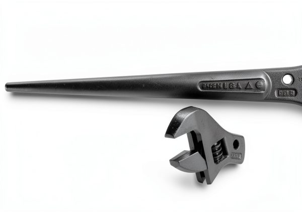Klein Tools 10-Inch Extra Long Adjustable Wrench Black Alloy Steel-2
