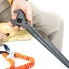 Klein Tools 10-Inch Extra Long Adjustable Wrench Black Alloy Steel-7