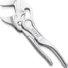 Knipex 4 Inch Chrome Plated Xs Pliers Wrench With Bare Handle-3