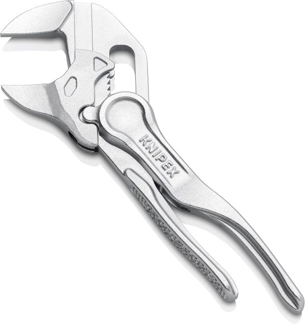 Knipex 4 Inch Chrome Plated Xs Pliers Wrench With Bare Handle-3