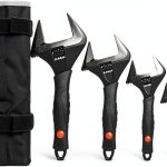 Adjustable Wrench Amazon Basics 4-Piece Soft Grip Wide Mouth 6-12 Inch-0