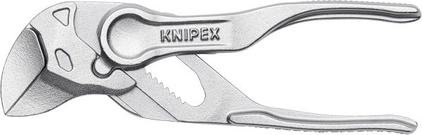 Knipex 4 Inch Chrome Plated Xs Pliers Wrench With Bare Handle-0