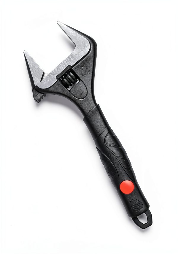 Adjustable Wrench Amazon Basics 4-Piece Soft Grip Wide Mouth 6-12 Inch-1