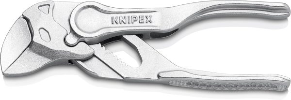 Knipex 4 Inch Chrome Plated Xs Pliers Wrench With Bare Handle-1
