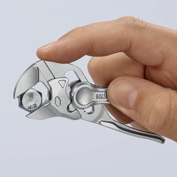 Knipex 4 Inch Chrome Plated Xs Pliers Wrench With Bare Handle-19