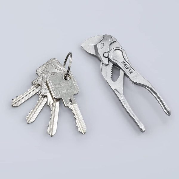 Knipex 4 Inch Chrome Plated Xs Pliers Wrench With Bare Handle-24
