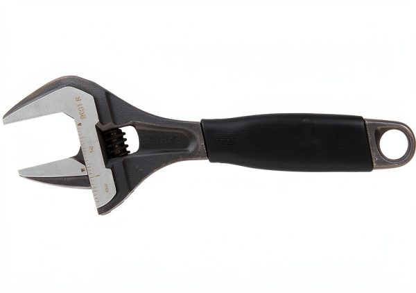 Bahco Adjustable Wrench 8 Inch Black Phosphate Finish Ergo Big-Mouth-0