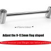 Door Hinge Gap Adjusting Wrench JQHUJNY 14-19mm Light Silver-1