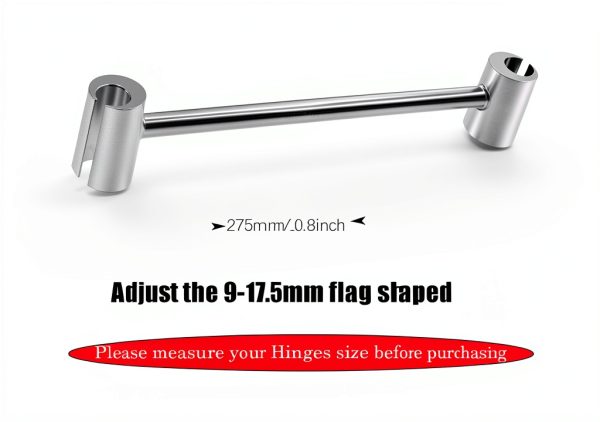Door Hinge Gap Adjusting Wrench JQHUJNY 14-19mm Light Silver-1